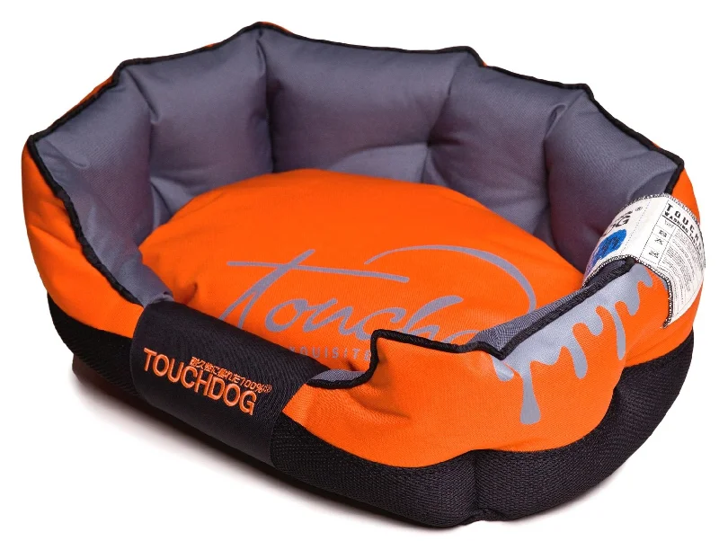 Waterproof pet dish mat-Touchdog® Performance-Max Cushioned Dog Bed