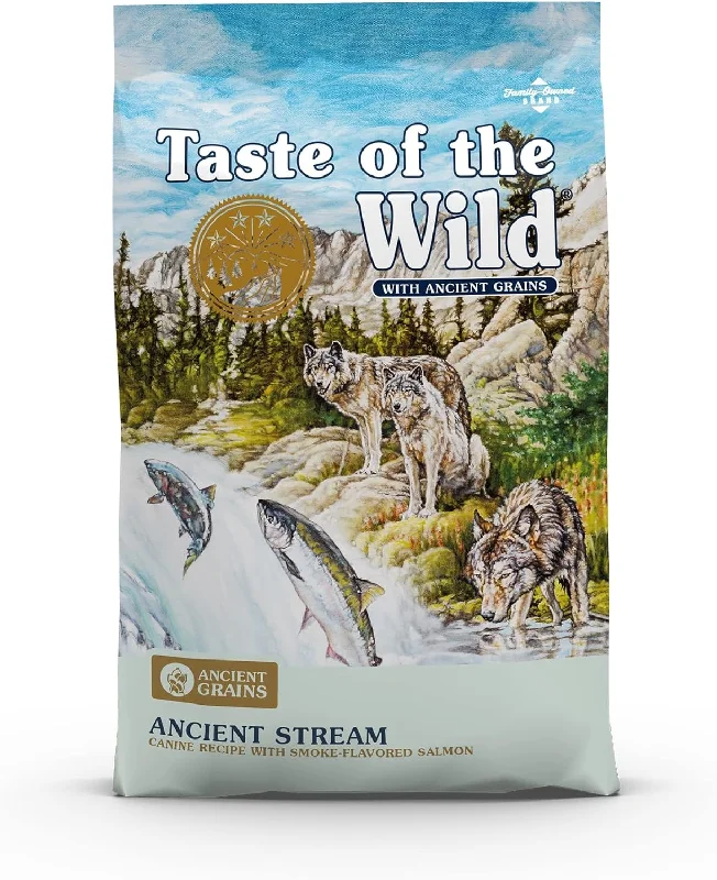 Soft pet throw large-Taste of The Wild "Ancient Streem" Canine recipe with Smoke flavored Salmon