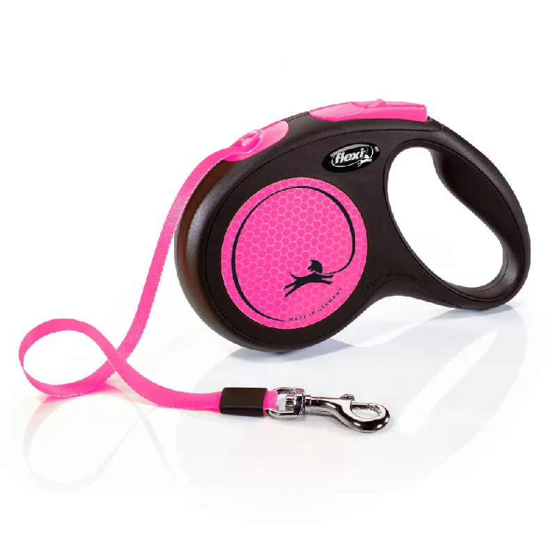 Pet odor eliminator spray-Trixie New Neon M Tape Leash for Dogs (Pink)