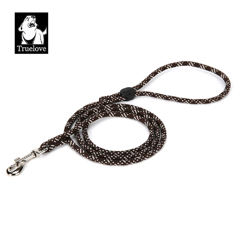 Motion-activated pet fountain-Truelove High Density Rope Webbing Leash for Dogs (Brown)