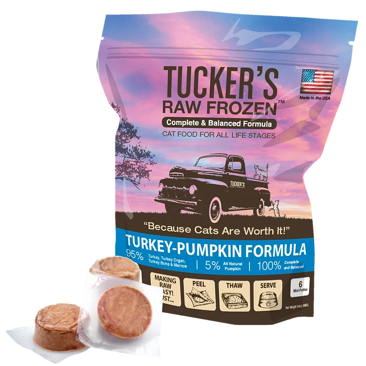 Removable pet bed cover-Tucker's Turkey-Pumpkin Raw Frozen Cat Food