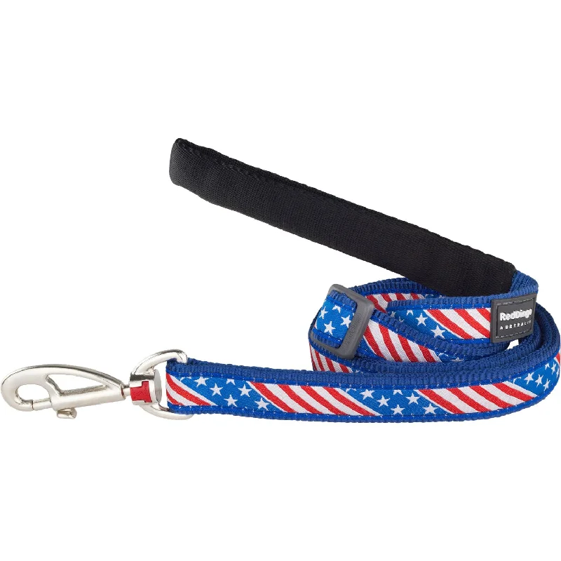 Bright pet safety vest-US Flag Dog Leash