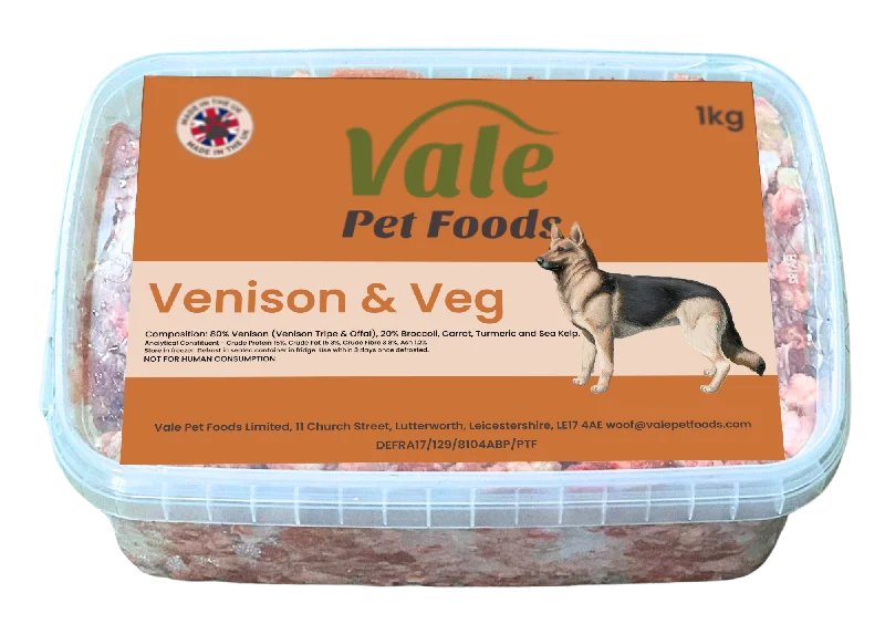 Insulated pet bed cover-Venison & Veg