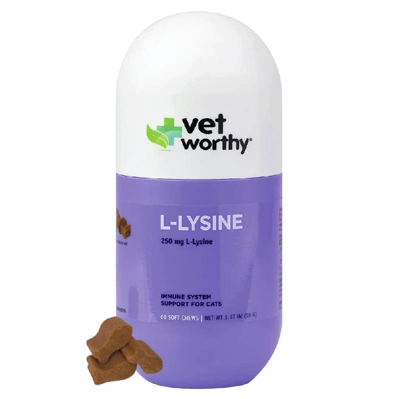 Padded dog muzzle soft-Vet Worthy Vet Worthy L-Lysine Soft Chew for Cats (60 Count)