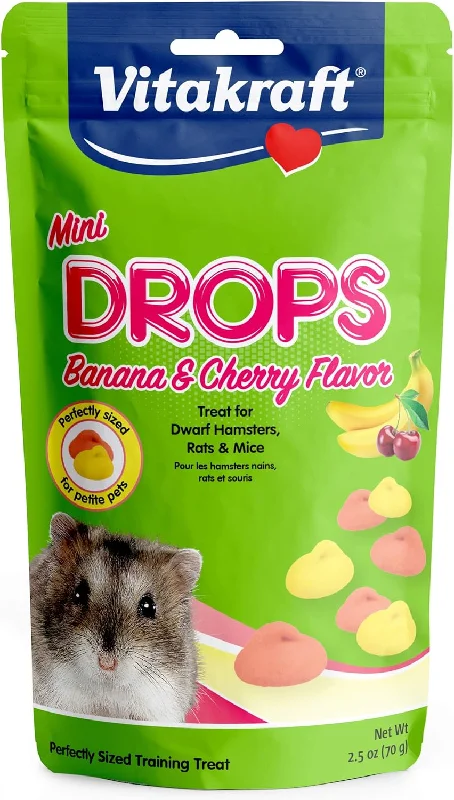 Portable pet kennel small-VITA DROPS BANANA HAMSTER 2 oz