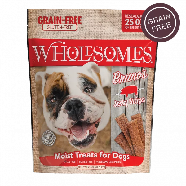 Puppy training leash combo-Wholesomes Bruno’s Pork Jerky Sticks For Dogs