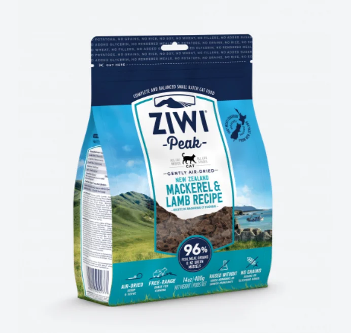 Peppermint pet breath spray-ZIWI® Peak Air-Dried Mackerel & Lamb Recipe for Cats (14 oz)