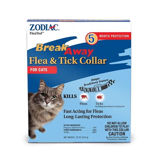 Cat tower with scratching-ZODIAC Breakaway Flea & Tick Collar for Cats