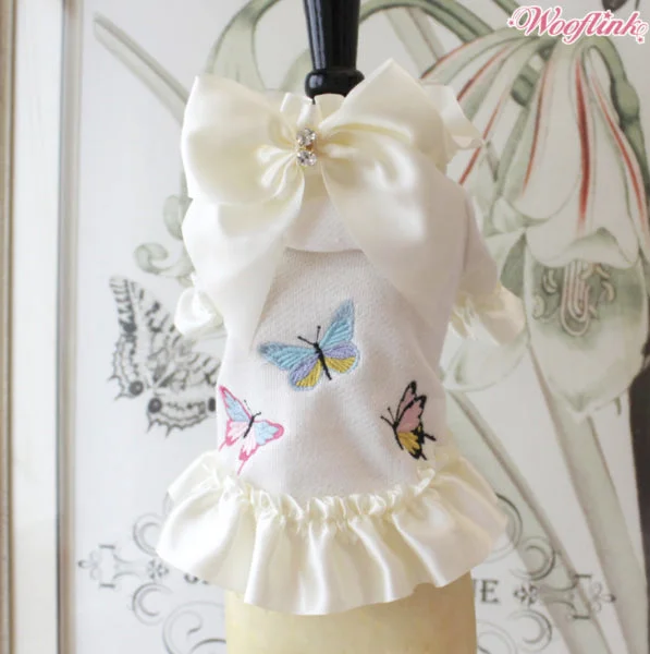 Tea tree pet shampoo-Butterfly Embroidery Hoodie