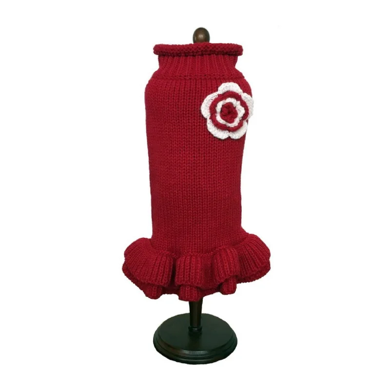 Cat tree with hideout-Dallas Dogs Red Dog Sweater Dress