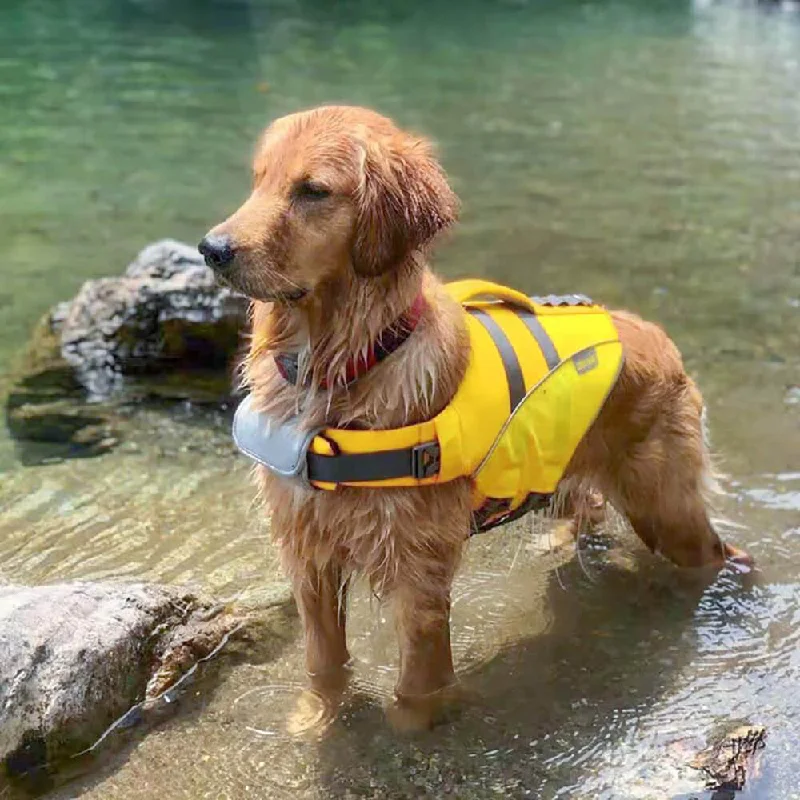 Soft pet travel carrier-Dog Life Jacket - Lifeguard