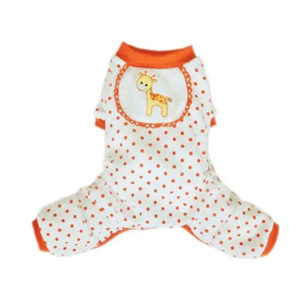 Padded pet carrier bag-Giraffe Dog Pajamas