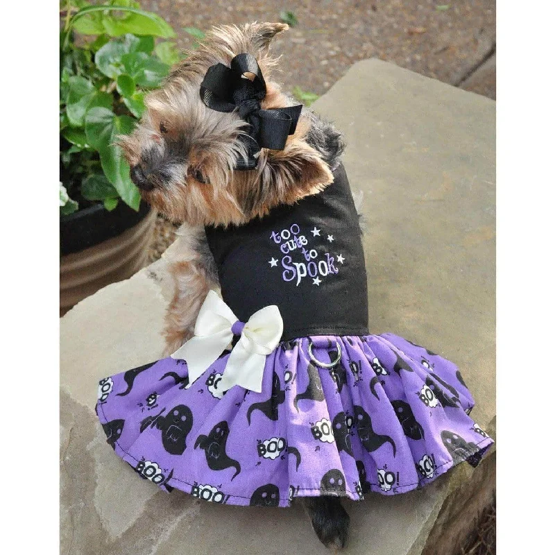 Reflective pet jacket small-Halloween Dog Dress - Too Cute to Spook