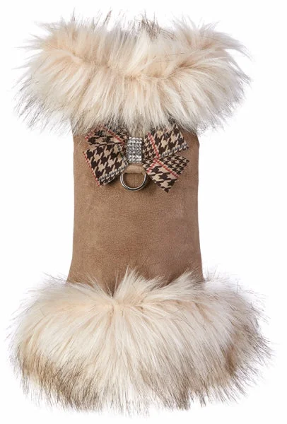 Puppy rubber teething toy-Ivory Fox Fur Coat