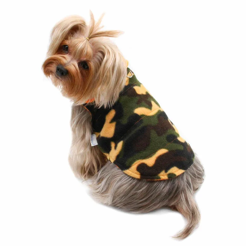 Collapsible pet playpen-Klippo Camouflage Dog Vest with Ultra Soft Lining