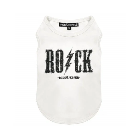 Airtight pet treat jar-Rock Dog T-Shirt